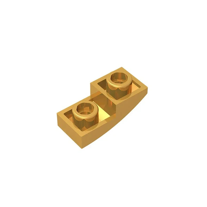 Gobricks GDS-795 Slope, Curved 2 x 1 Inverted | Compatible Building Block for DIY Projects
