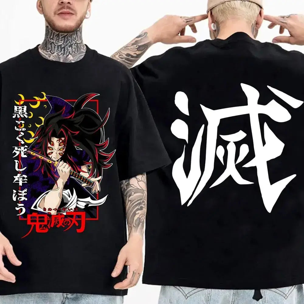 Demon Slayer Cotton Parent-Child Anime T-Shirt | Summer