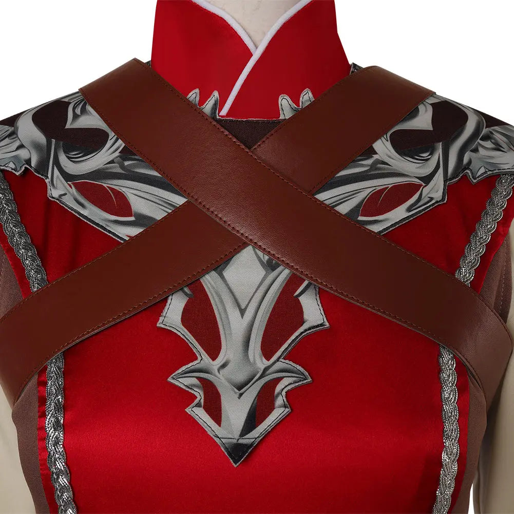 Warlock Cosplay adulte hommes femmes fantaisie chemise robe ceinture tenues