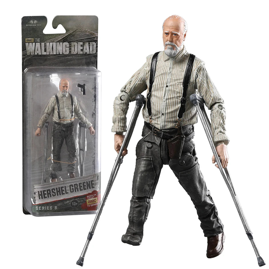 The Walking Dead Abraham Ford Bungee Walker Rick Grimes The Governor Michonne Collection Action Figure Toy Decoration Model