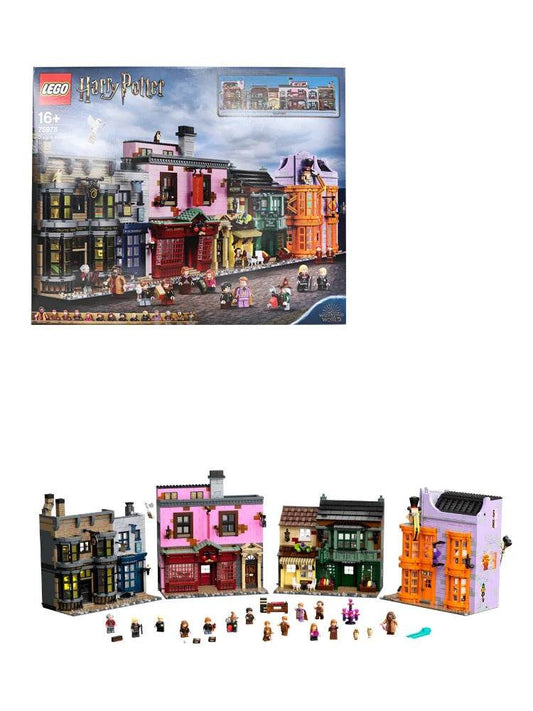 LEGO 75978 Diagon Alley Harry Potter Boys and Girls Assemble Building Blocks Toy Children's Day Gift - LEGO75978