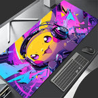 Pikachu Gamer Cabiner Keyboard Rug XXL P-pokemonS Desktop Mouse Pad