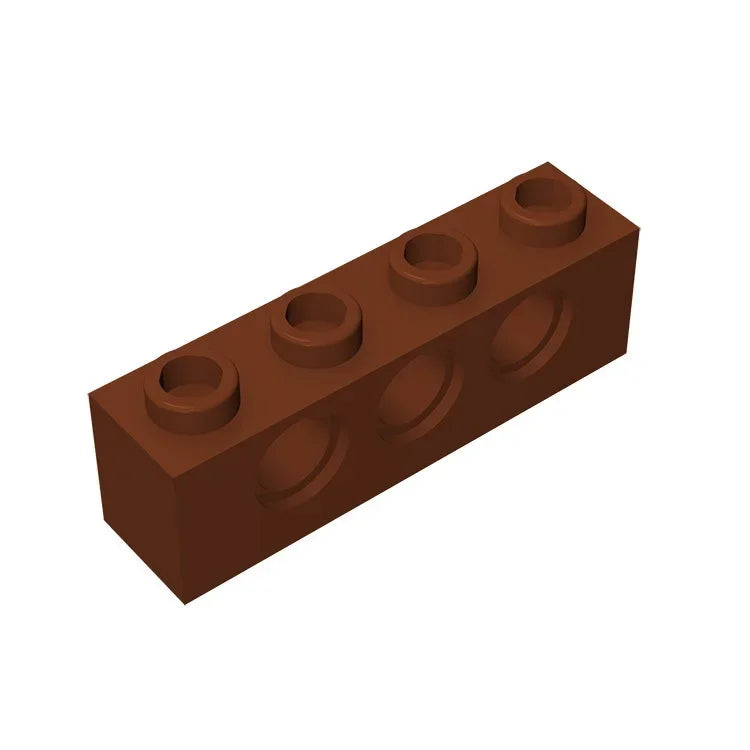 Gobricks GDS-625 Technical Brick 1x4 3-Hole | Compatible with Lego 3701