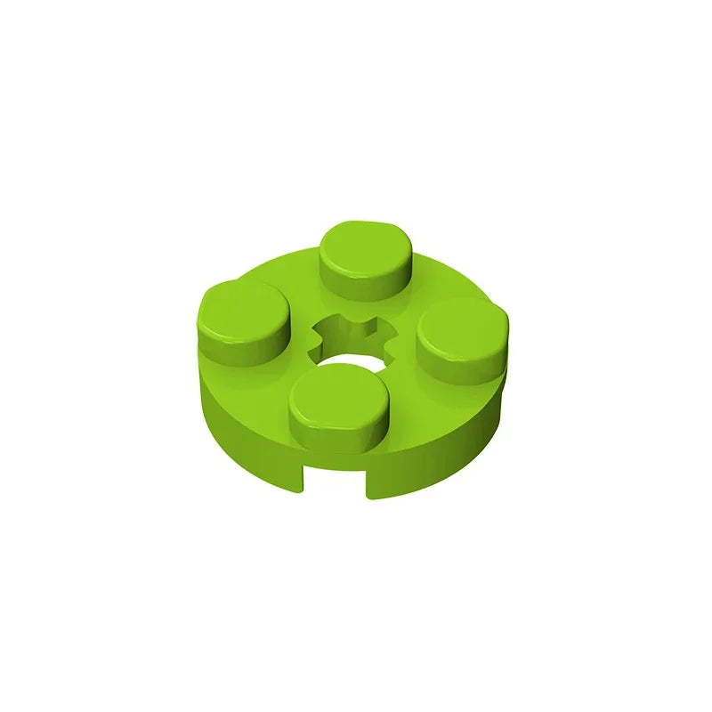 Gobricks GDS-609 PLATE 2X2 ROUND | Compatible Building Blocks for DIY Educational Models