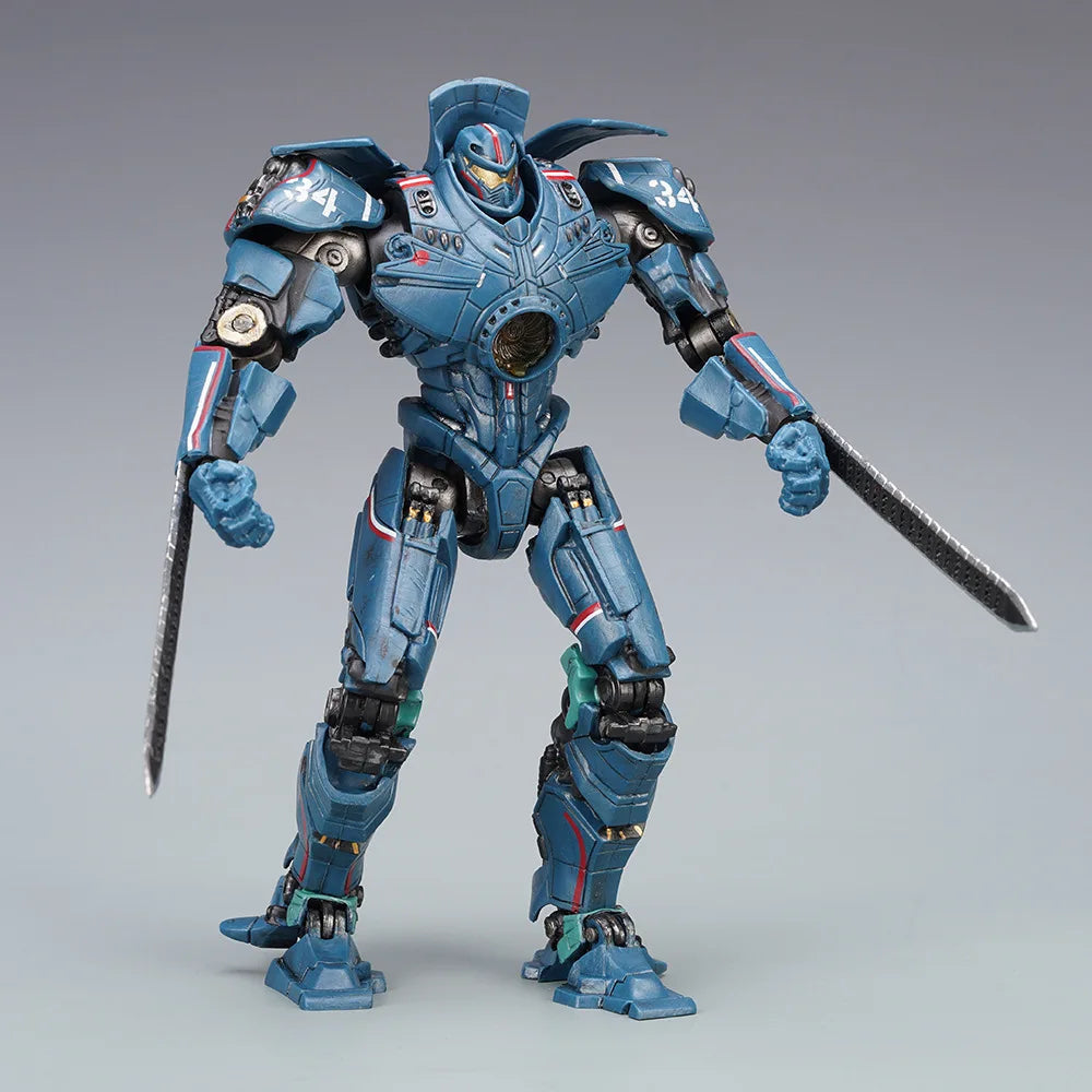 Pacific Rim Deluxe Light Edition Gipsy Danger PVC Action Figure Anime Figure Limited Movable Obsidian Fury Mecha Model Kids Gift