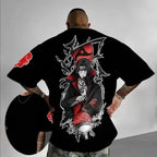 Uchiha Itachi Oversized T-shirt: MINISO Cotton Sporty Top