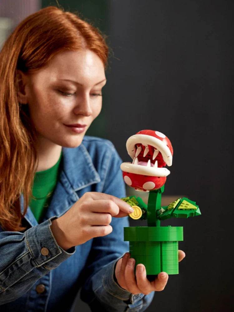 LEGO 71426 Super Mario Piranha Plant, Build and Display Super Mario Brothers Collectible for Adults and Teens - LEGO71426