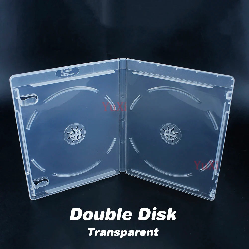 2Pcs Transparent CD DVD Disc Storage Case for PS5 PS4 Game Disk Holder | Protective Box Cover