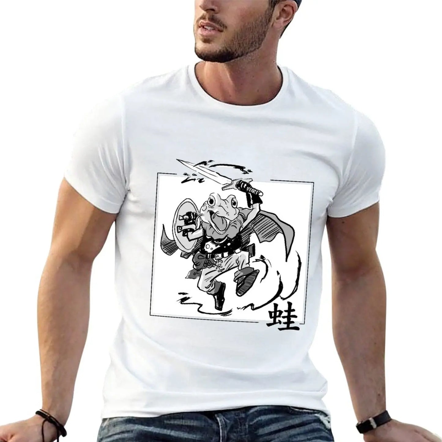 Chrono trigger frog T-Shirt summer top custom t shirts quick drying shirt mens t shirts casual stylish