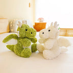 Green Little Flying Dragon Plush Toy – Soft Stuffed Dragon Pillow