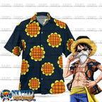Luffy Dressrosa Trousers & Hawaiian Shirt One Piece Set