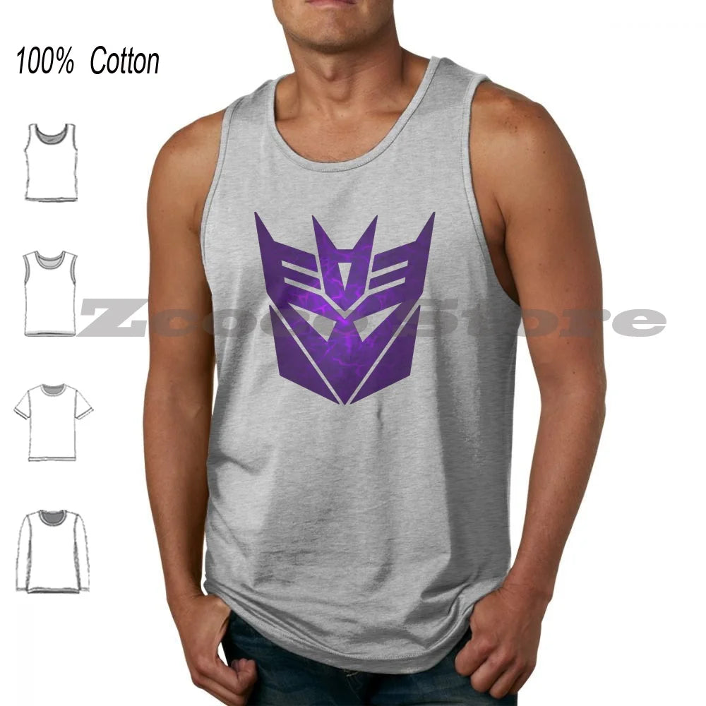 Camiseta 100% algodón hombres mujeres patrón personalizado Megatron Autobot transformar coche avión Robot púrpura Scorpion tiendas