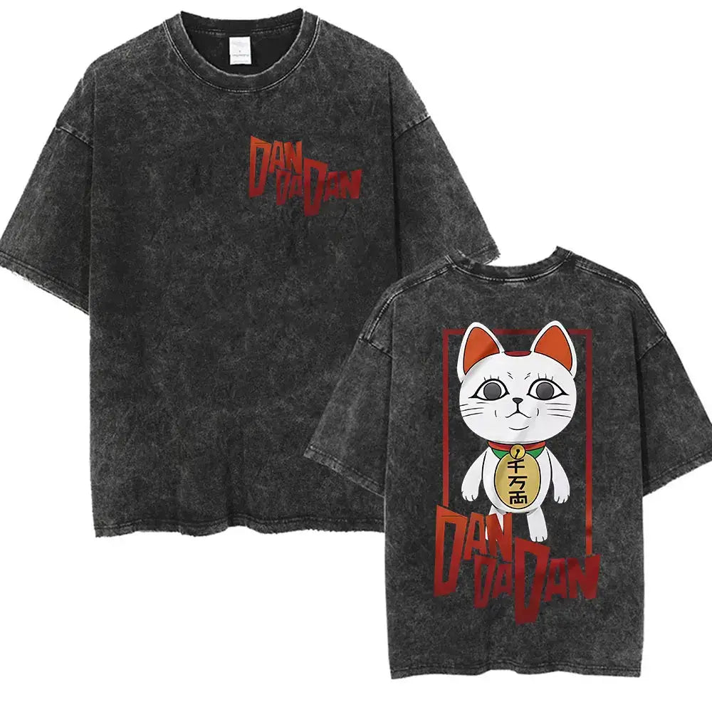 Dandadan Okarun Graphic T Shirt Vintage Washed Tee