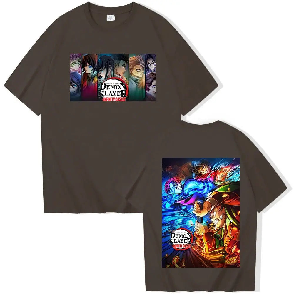 Demon Slayer Infinity Castle T-Shirt Harajuku Fan Gift