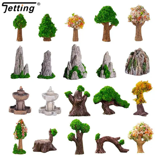 Simulation Mountain Miniature Fake Stone Artificial Hill Bonsai Ornaments Fairy Garden Accessories Home Decoration DIY Supplies