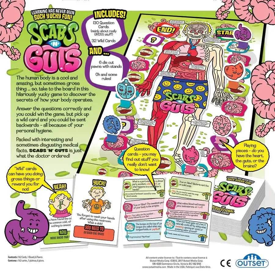 Scabs 'N' Guts - The Meducational Board Game - Outset - 