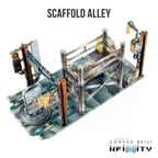 Xiguan Alleyways - Scaffold Alley / Color Printed
