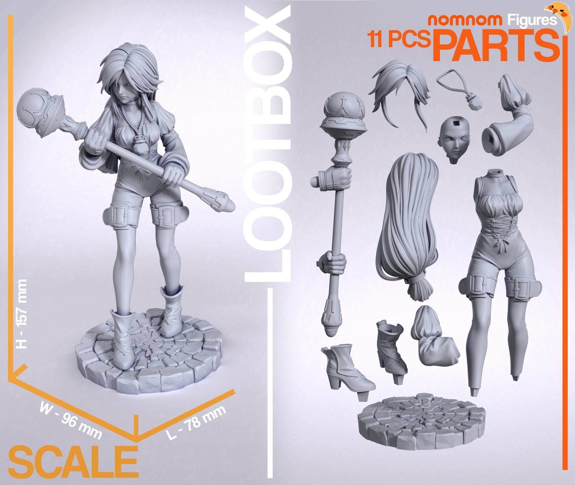 Garnet Til Alexandros - Final Fantasy XVII - 1:10 Scale - 1:10