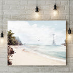 Scarif Beach Landscape Star Wars Canvas
