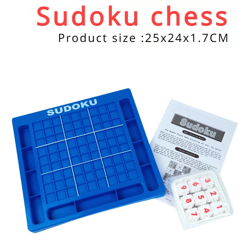 1set Puzzle Sudoku Toys Nine Palace Grid Parent-child Game Students Thinking Training Sudoku Introductory Intelligence