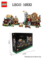 LEGO 10332 Medieval Town Square Icon Series Puzzle Blocks Children's Toy Gift, Compatible with Icons Building Set - LEGO10332