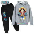 One Piece Hoodies Kids Fashion 2025 Luffy Pullover