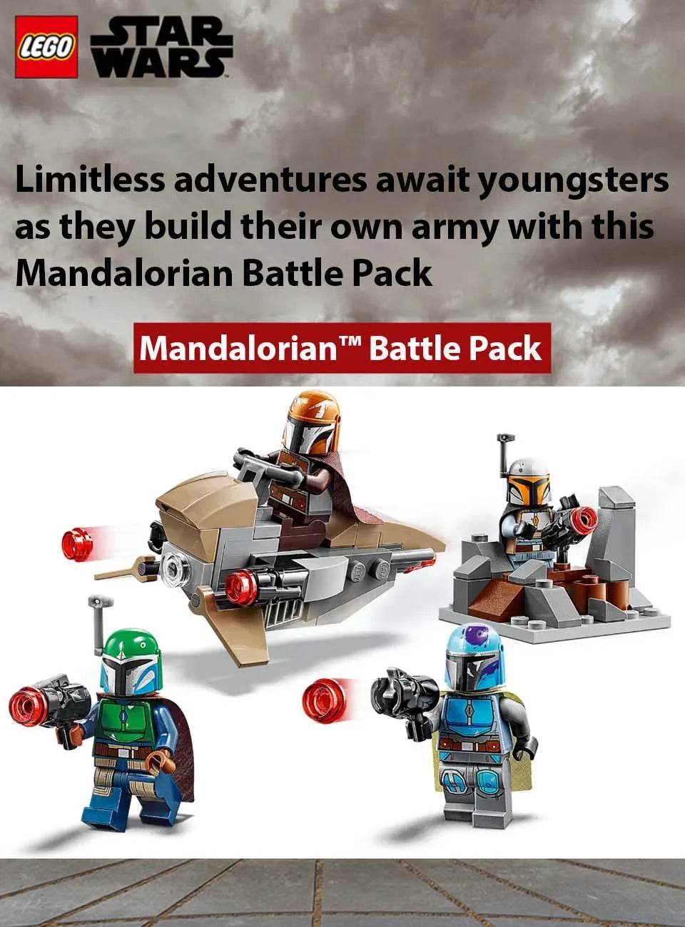 LEGO 75267 Star Wars Mandalorian Battle Pack Mandalorian Shock Troopers,Great Gift Idea for Any Fan of Star Wars 102 PCS - 75267