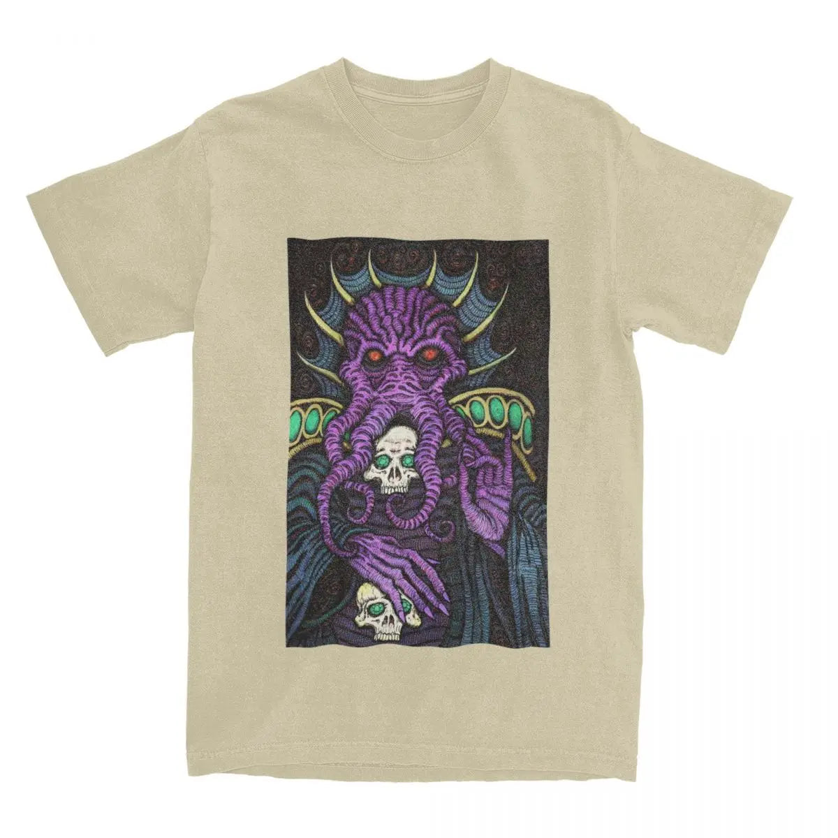 Men DnD Mind Flayer T Shirt Game Cotton Clothing Novelty Short Sleeve O Neck Tee Shirt Original T-Shirt