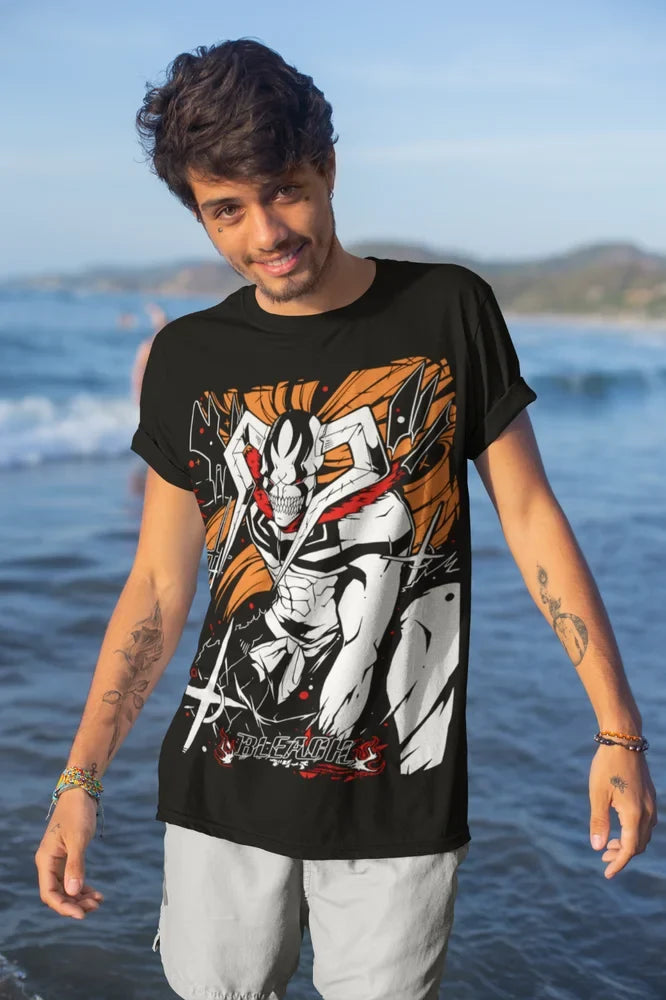 Bleach Ichigo T-Shirt: Manga Strip Anime Soft Cotton Tee