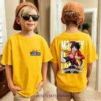 One Piece Kids T-Shirt Luffy | Pure Cotton Summer Tee Boys