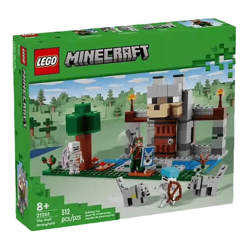 Lego Minecraft 21261 Wolf Forces Educational Toys Building Blocks for Boys and Girls - 