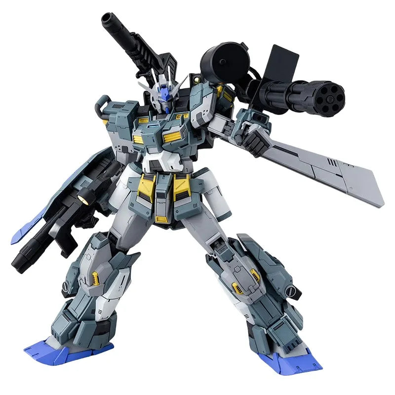 Bandai Genuine GUNDAM STORMBRINGER P.F. MG Anime Action Figure Robot Periphery Collectible Model Toy Ornaments Gift for Children