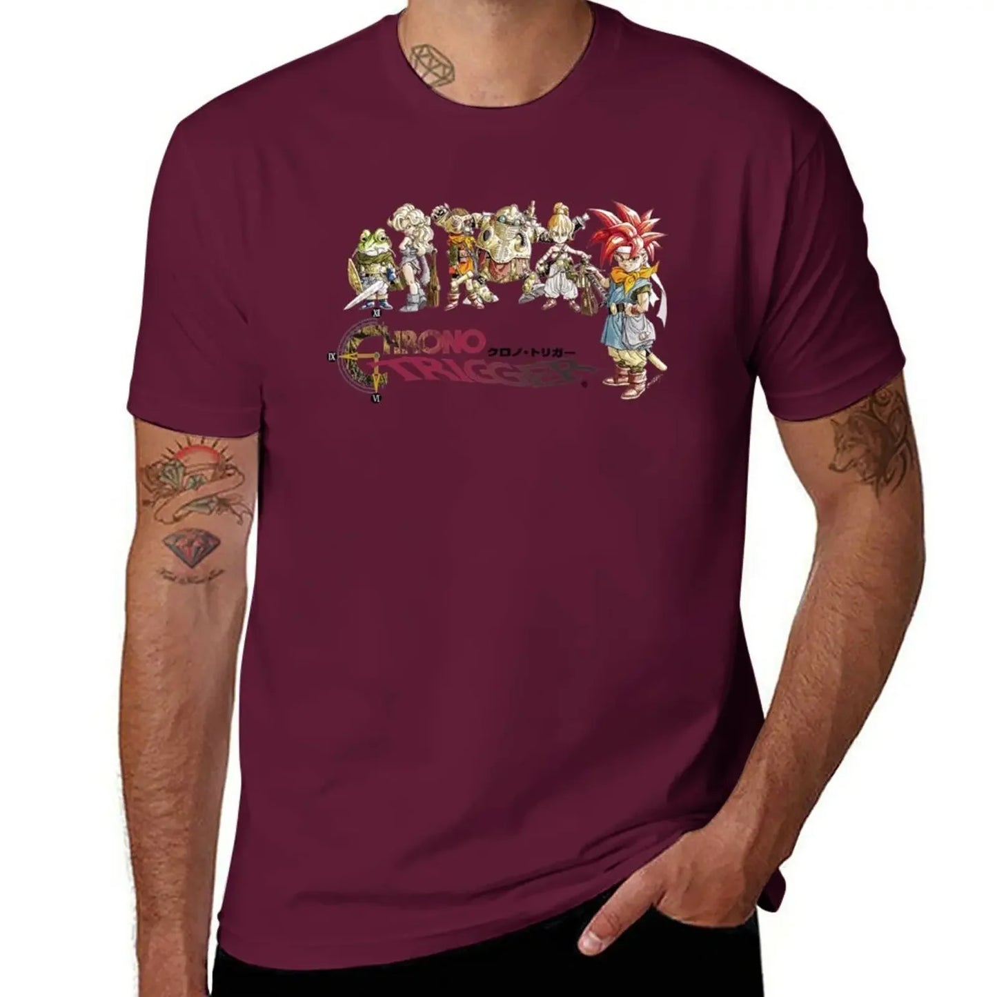 Chrono Trigger Logo T-Shirt nouvelle édition haut d'été vêtements d'été chemises d'entraînement pour hommes
