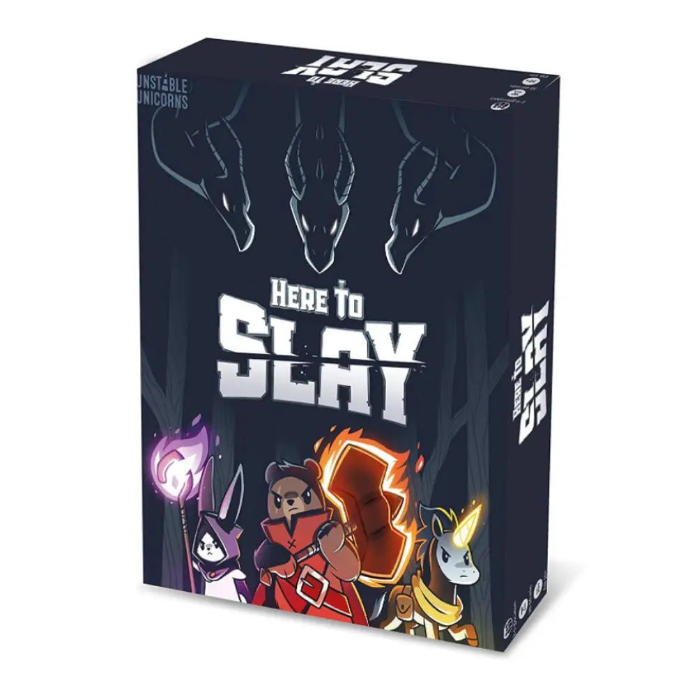 Here to Slay Here to Sleigh Holiday Expansion Pack Juego de cartas de rol estratégico para niños, adolescentes y adultos de 2 a 6 jugadores