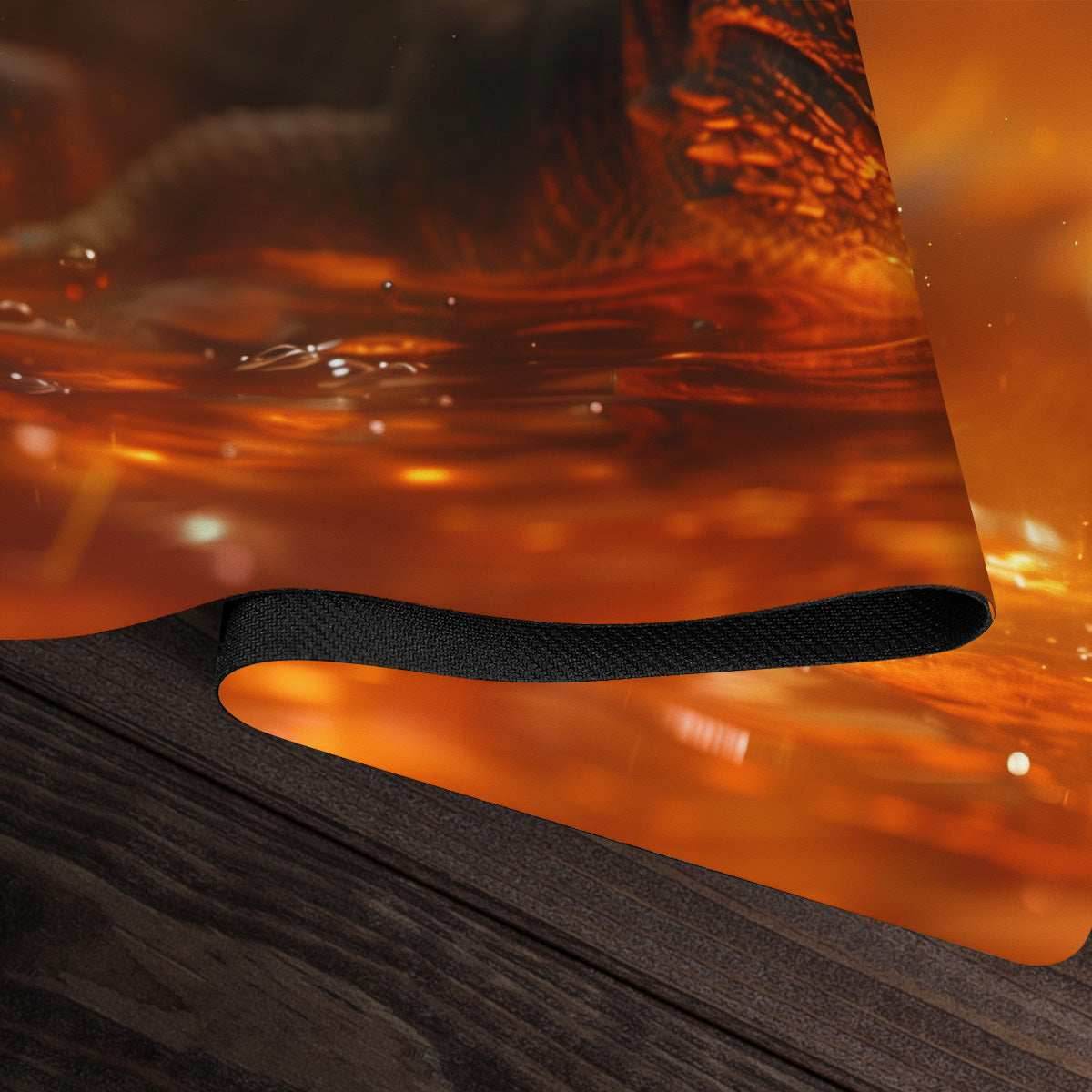 Baby Lava Dragon Playmat - Standard Playmat / Plain