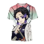 Demon Slayer Nezuko Shinobu T-shirt 3D Fashion Print
