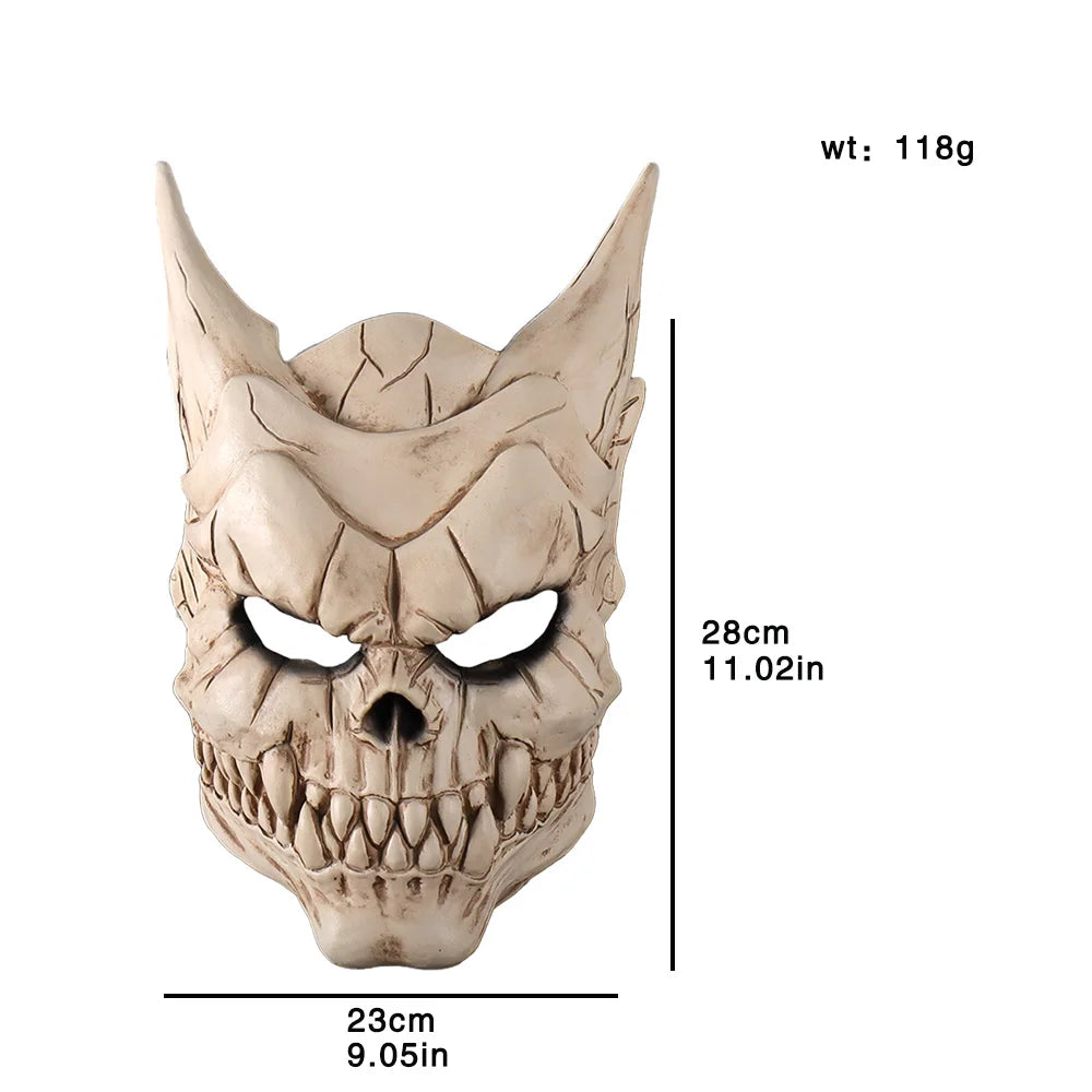 Kaiju No 8 Kafka Hibino Mask Cosplay Skull Monster Latex Helmet Defense Force Halloween Carnival Party Costume Props