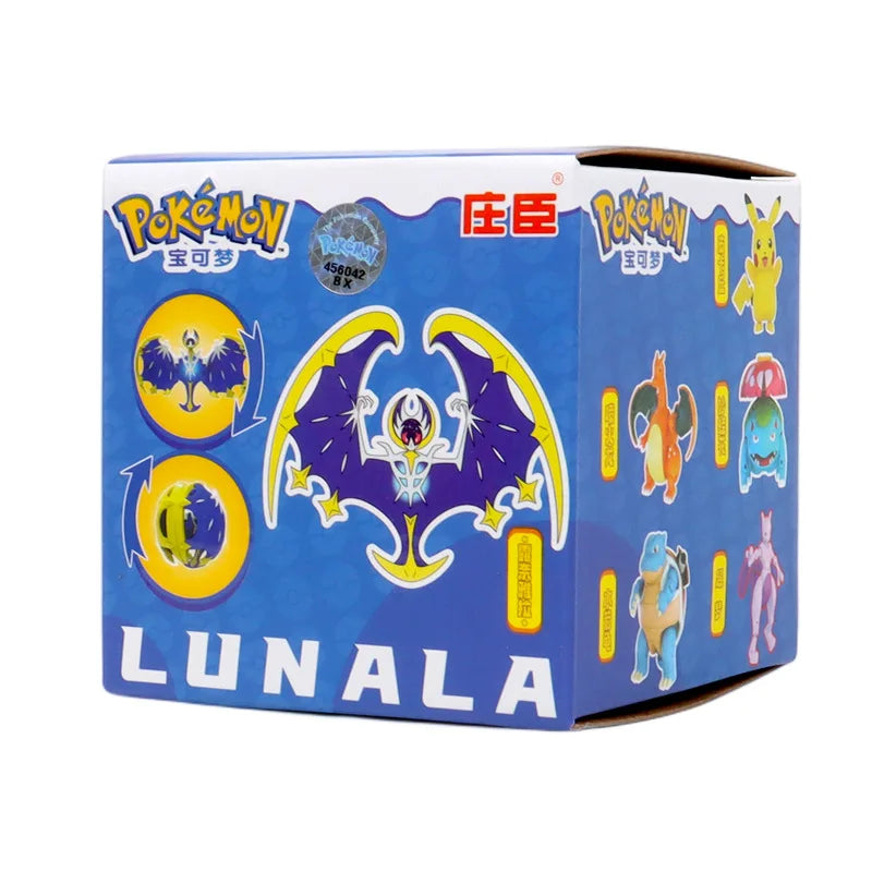 Pokemon Pokeball Anime Figures Toys, Pikachu Gengar Dragonite Snorlax Lapras Pocket Pokeball Toys