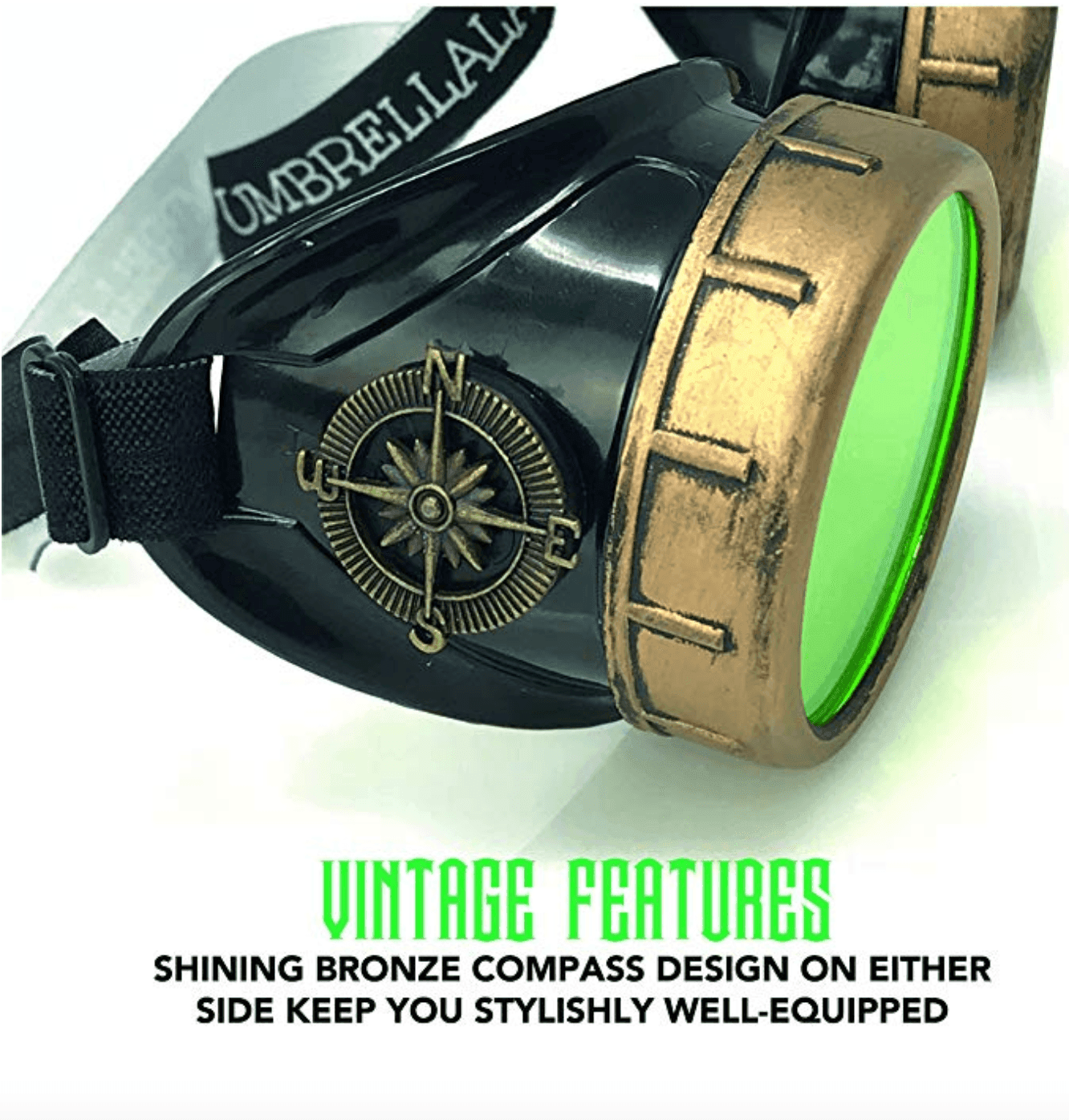 Vintage Aviator Goggles music festival DJ accessory - pink