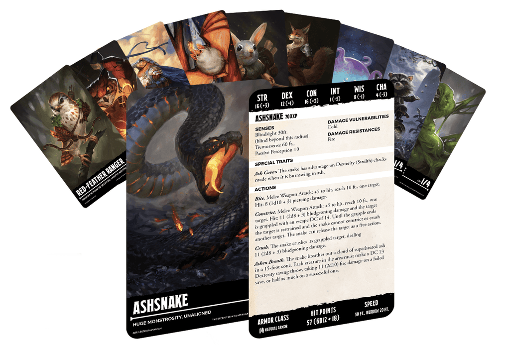 Humblewood: Reference Cards - 