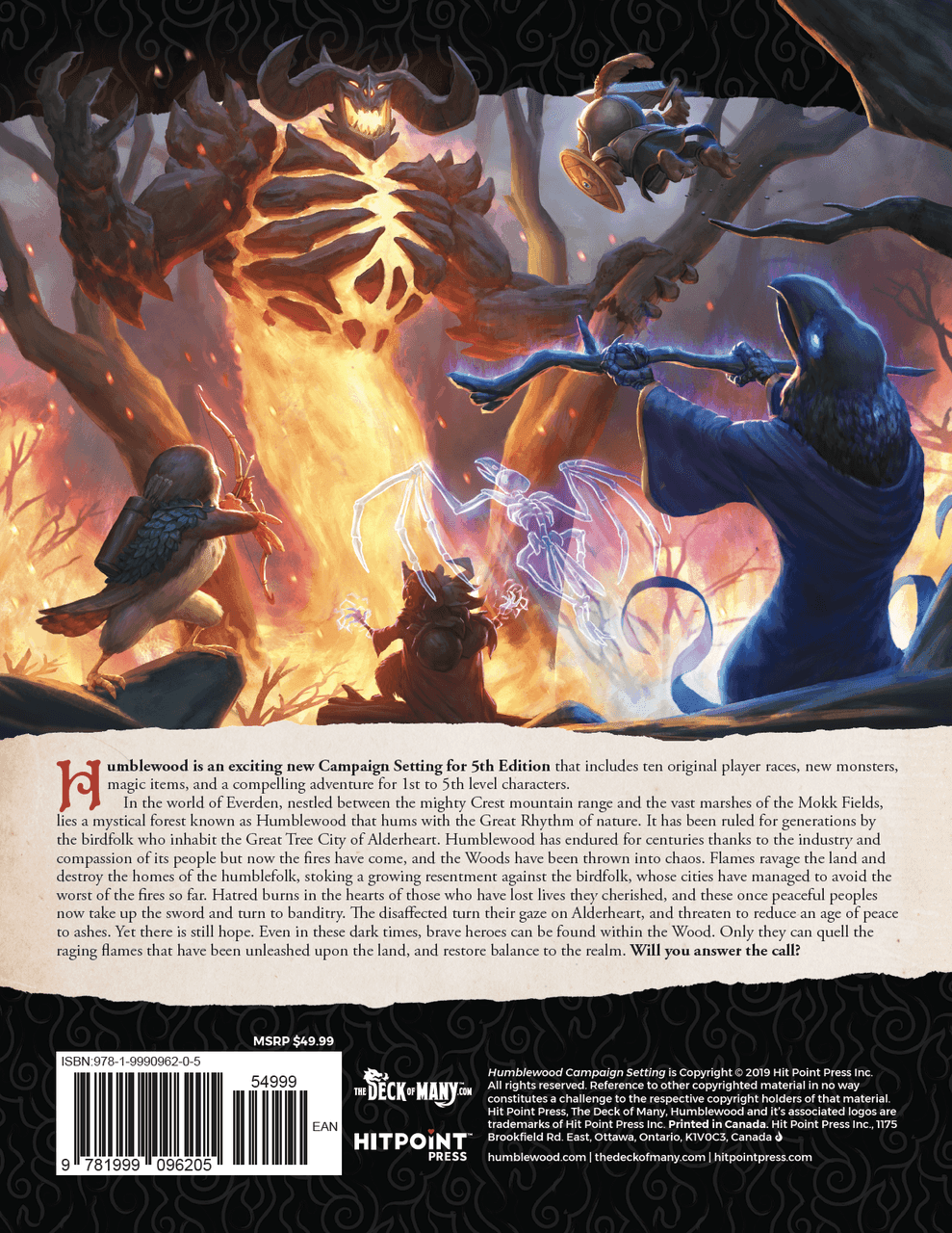 Humblewood: Campaign Setting Book - 