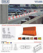 28mm Water Filled K-Rails (6 Per Kit) - 28MSCE012 - 