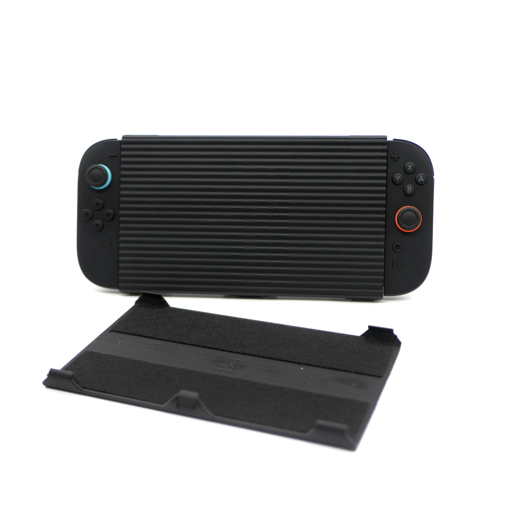 Travel Screen Cover for Switch 2 Console with Felt Lined Interior Clip-On Locking Shield for Safe Transport Storage by JCSFY - Black