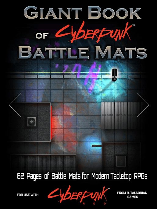 Giant Book of CyberPunk Battle Mats - 