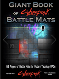Giant Book of CyberPunk Battle Mats - 