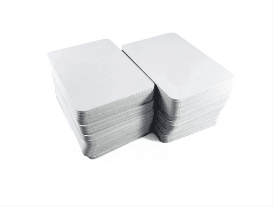 200 Miniature Blank Playing Cards - Half-Size Poker Cards - 