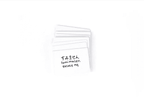 200 Miniature Blank Playing Cards - Half-Size Poker Cards - 