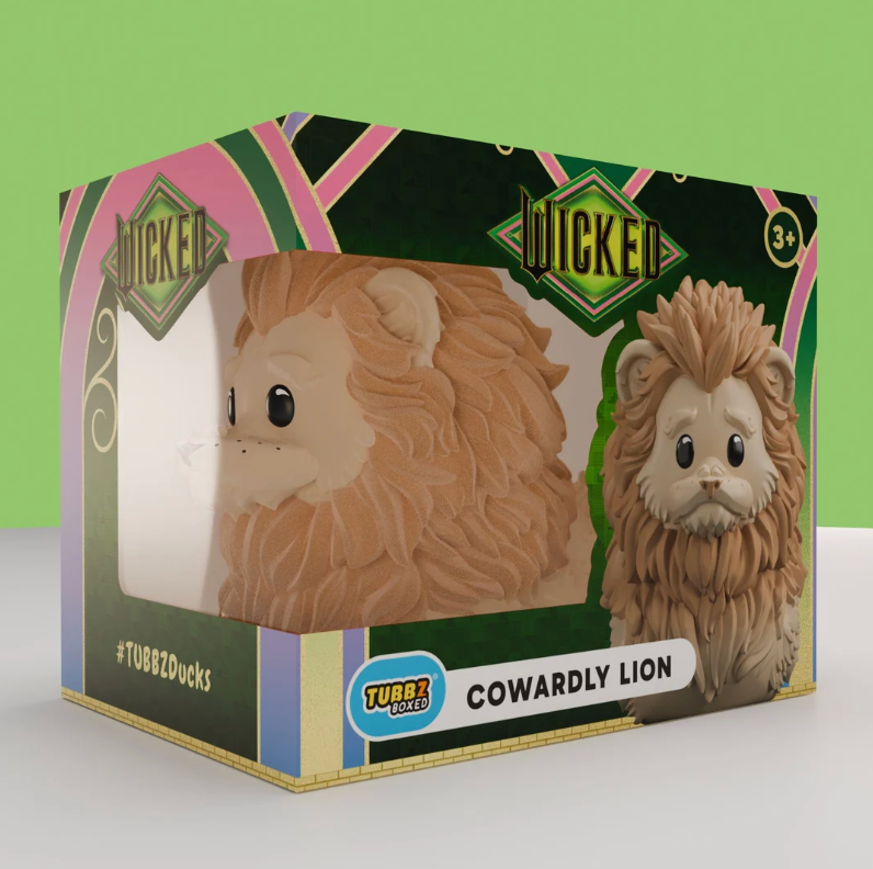 Cowardly Lion TUBBZ Collectible Duck (Boxed Edition)