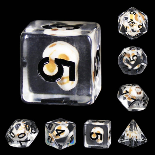 Stone Skull RPG Dice Set - 
