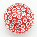 45mm Metal D100 - Red & Silver - 